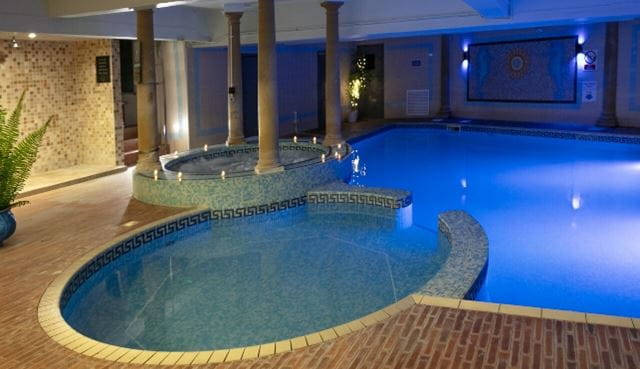 Spa pool at West Cliff Hotel